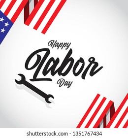 Happy Labor Day Vector Design Celebrations
