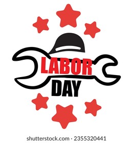 Happy Labor Day. Vector design