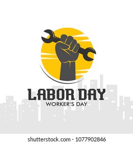 Happy Labor Day Vector Illustration