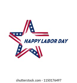 Happy Labor Day. Vector Illustration or greeting card.