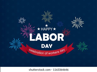 Happy Labor Day  vector illustration on background