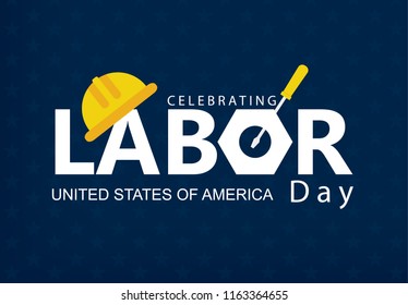 Happy Labor Day vector illustration on background