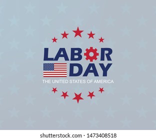 Happy Labor Day vector illustration on background