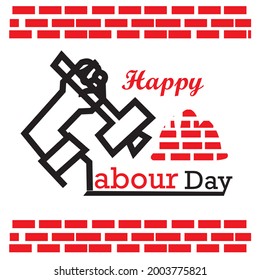 Happy Labor Day Vector Illustration