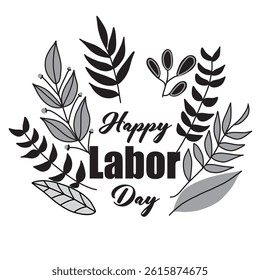 Happy Labor day, vector illustration