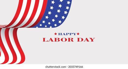 happy labor day vector image
