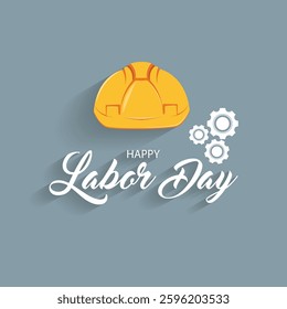 happy labor day vector poster