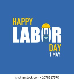 Happy Labor Day Vector Template Design Illustration
