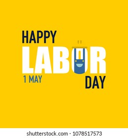 Happy Labor Day Vector Template Design Illustration