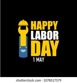 Happy Labor Day Vector Template Design Illustration