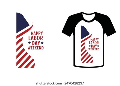 Happy Labor Day weekend with this graphic illustration on Labor Day typography