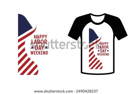 Happy Labor Day weekend with this graphic illustration on Labor Day typography