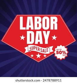 Happy Labor Day.Sale promotion Poster or Banner for American Labor Day and art template design, brochure style, 
banner, flyer, book, blank, card, poster design.