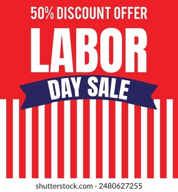 Happy Labor Day.Sale promotion Poster or Banner for American Labor Day and art template design, brochure style, 
banner, flyer, book, blank, card, poster design.