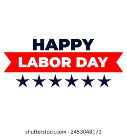 Happy Labour Day. 1st May. International labor day concept. Happy Labor Day banner. Design template. Number 1 as labor day is celebrated on 1st of may. Vector illustration.