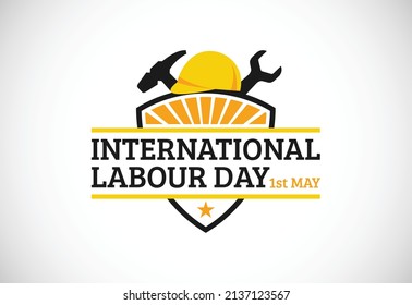 Happy Labour Day 2022 Vector. 1st May International Labour Day. Worker's Day Vector Art