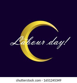 happy labour day, beautiful greeting card background or template banner. vector design illustration