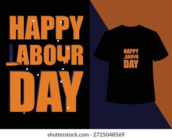 Feliz Día del Trabajo atrevida camiseta de tipografía en honor a los trabajadores, orgullo laboral y espíritu trabajador en todo el mundo, camiseta del día del trabajo, celebración del trabajador, tipografía del trabajo, orgullo del trabajo duro, camisa de cuello azul, apreciación del trabajador, camiseta de tipografía.