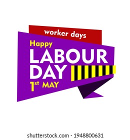 Feliz día de felicitaciones a los trabajadores por el Día del Trabajo. 1 de mayo