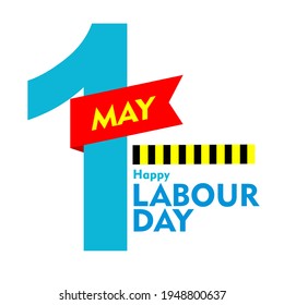 Happy labour day congratulation workers day. first of may