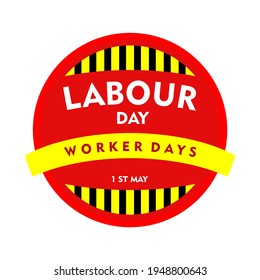 Herzlichen Glückwunsch zum Arbeitstag! erster Mai