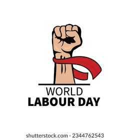 Happy Labour day design illustration