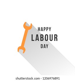 Happy Labour Day Design Template. Vector Eps 10