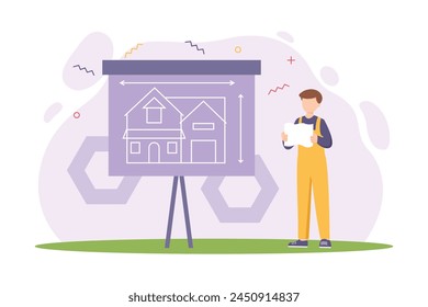 Happy Labour Day Flat Design