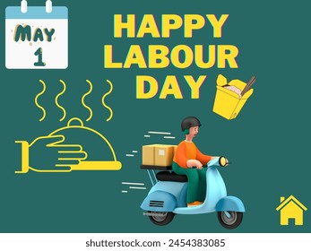 Happy Labour Day to food delivery gig workers.