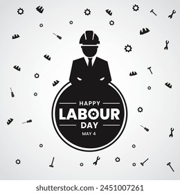 Happy Labour Day Greetings May Day Creative wishes International Labour Day Greetings