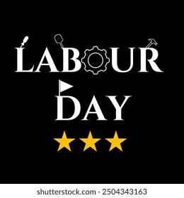 happy Labour day or international workers day vector illustration. labor day and may day celebration design.