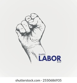 happy Labour day or international workers day vector illustration. labor day and may day celebration design.