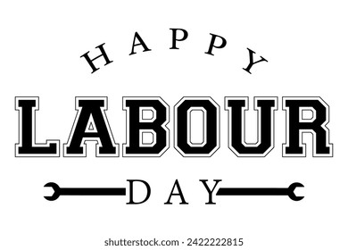 ilustración vectorial del Día del Trabajo Feliz