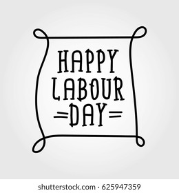 happy labour day poster banner