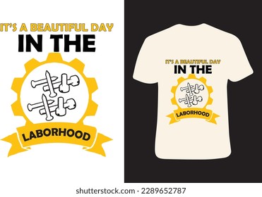 Happy Labour Day T-shirt Design, unique t-shirt design vector, typography labour day t-shirt.