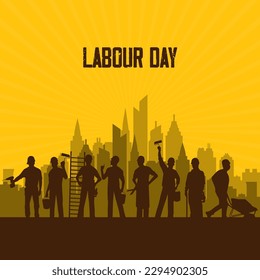 Happy Labour Day. Labour day vector illustration.