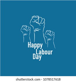 Happy Labour Day Vector Template Design Illustration