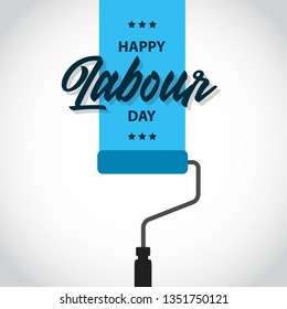 Happy Labour Day Vector Template