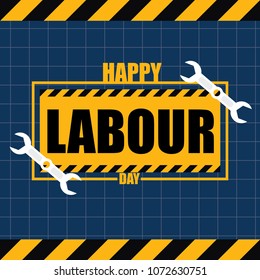 Happy Labour's day. vector. illustration. EPS10.