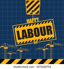Happy Labour's day. vector. illustration. EPS10.