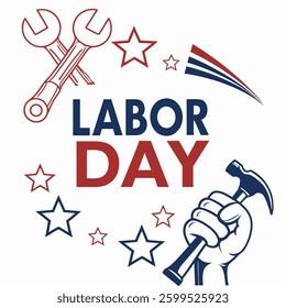 Happy Lamour Day vector illustration on white background