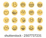 Happy Laugh Emoji April Fools Element Set