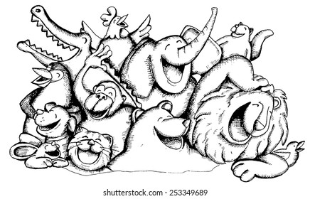 Happy Laughing Animals