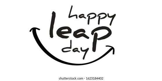 Happy Leap Day Or Leap Year Slogan. Calendar Page 29 February, Month 2024 Or 2028 And 366 Days. 29th Day Of February, Today One Extra Sale Day. Line Pattern Banner. Fun Vector Icon Or Symbol