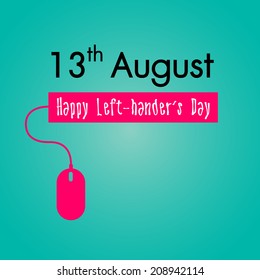 Happy Left-handers Day Background