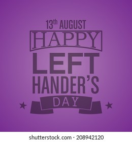 Happy Left-handers Day Background