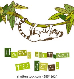 Happy lemur