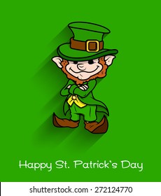 Happy Leprechaun - Cartoon Character