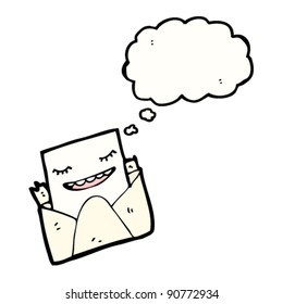 caricatura de cartas felices