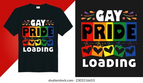 Happy lgbt pride day, pride day typography vector
t shirt design graphic,
